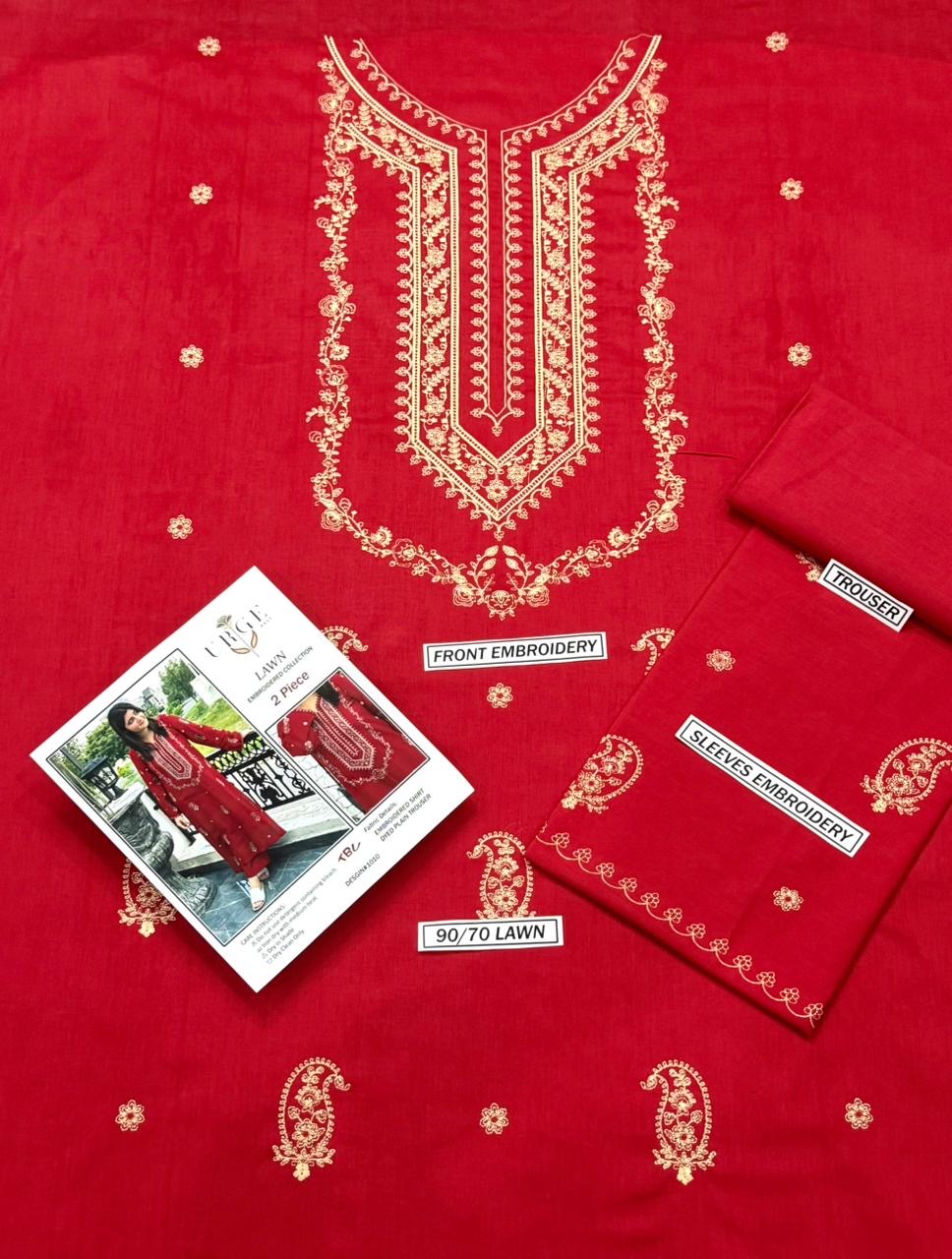 GRACE EMBROIDERY LAWN 2PC