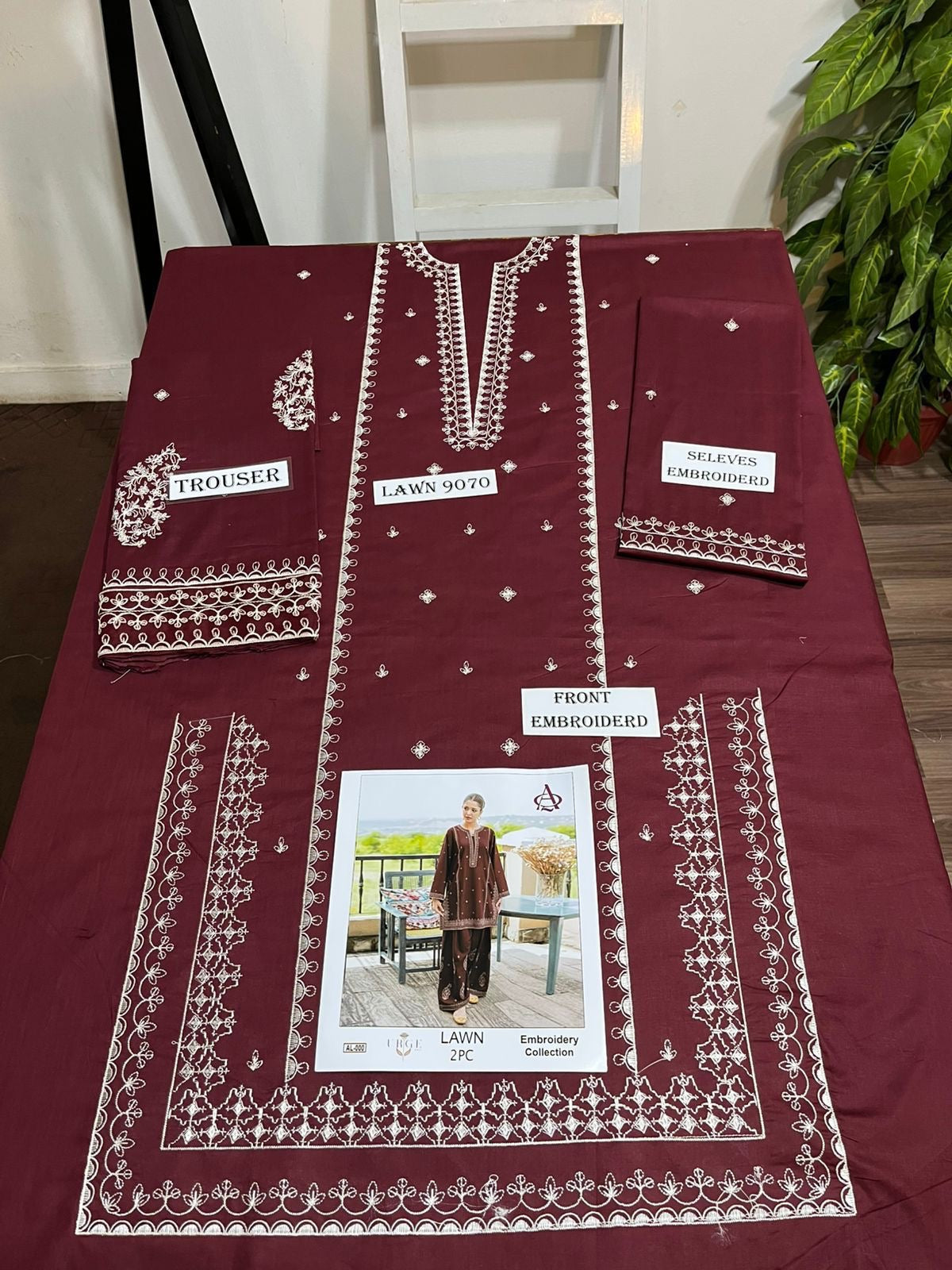 GRACE EMBROIDERY LAWN 2PC