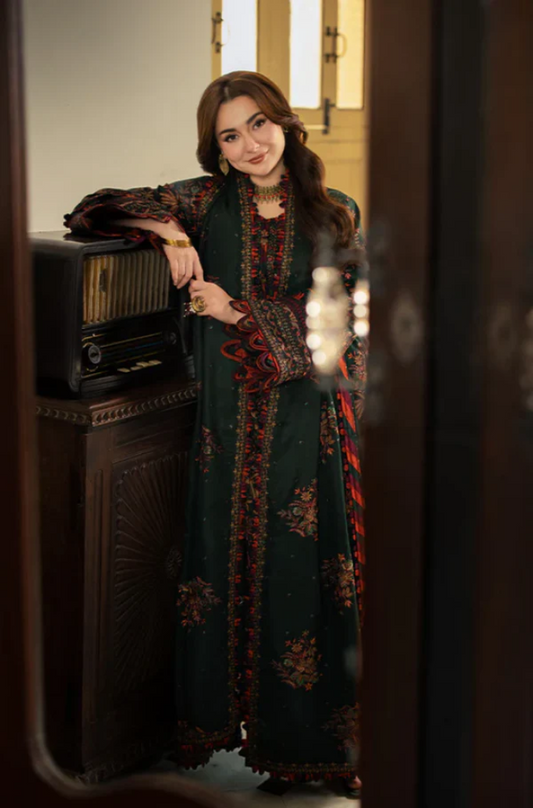 GRACE EMBROIDERY DHANAK 3PC UNSTICH