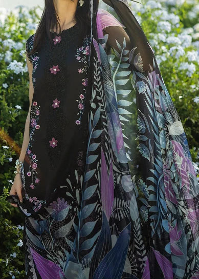 Grace-Luxury Full Embroidered Chikenkari Lawn Unstiched 3PC Suit