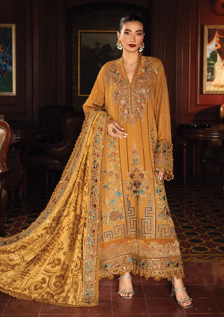Grace-Luxury Full Embroidered Chikenkari Lawn Unstiched 3PC Suit