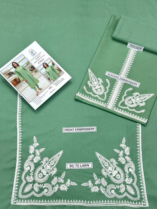GRACE EMBROIDERY LAWN 2PC