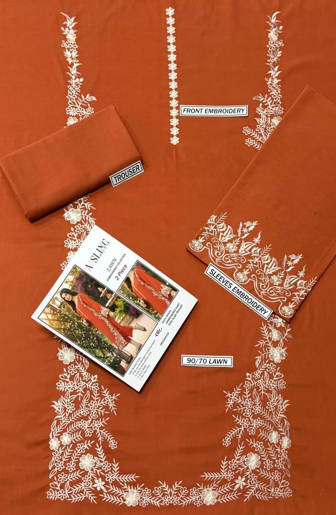 GRACE EMBROIDERY LAWN 2PC