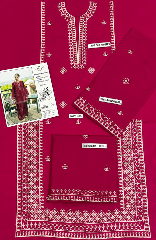 GRACE EMBROIDERY LAWN 2PC