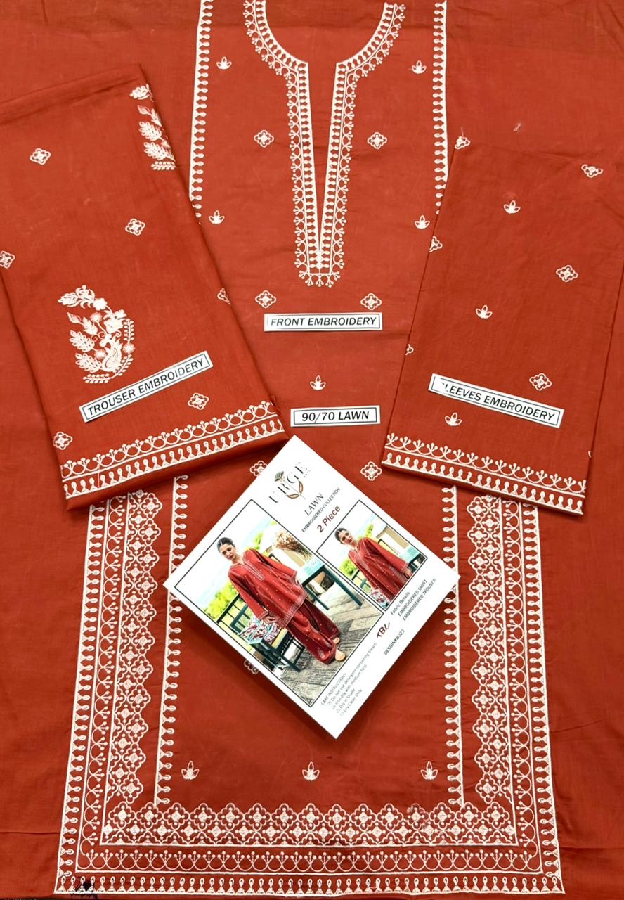 GRACE EMBROIDERY LAWN 2PC