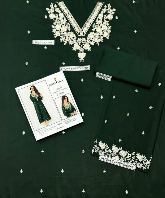 GRACE EMBROIDERY LAWN 2PC