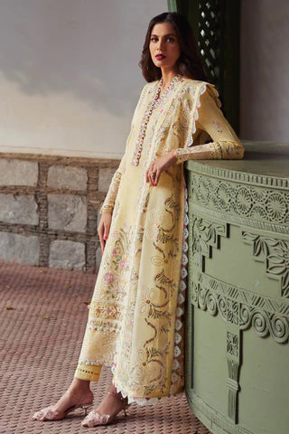 Grace-Luxury Full Embroidered Chikenkari Lawn Unstiched 3PC Suit
