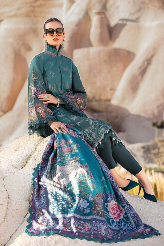 MARIA.B EMB/PRINT LAWN 3PC