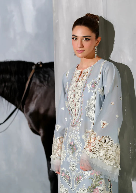 Grace Luxury Full Embroidered Chikenkari Lawn Unstiched 3PC Suit