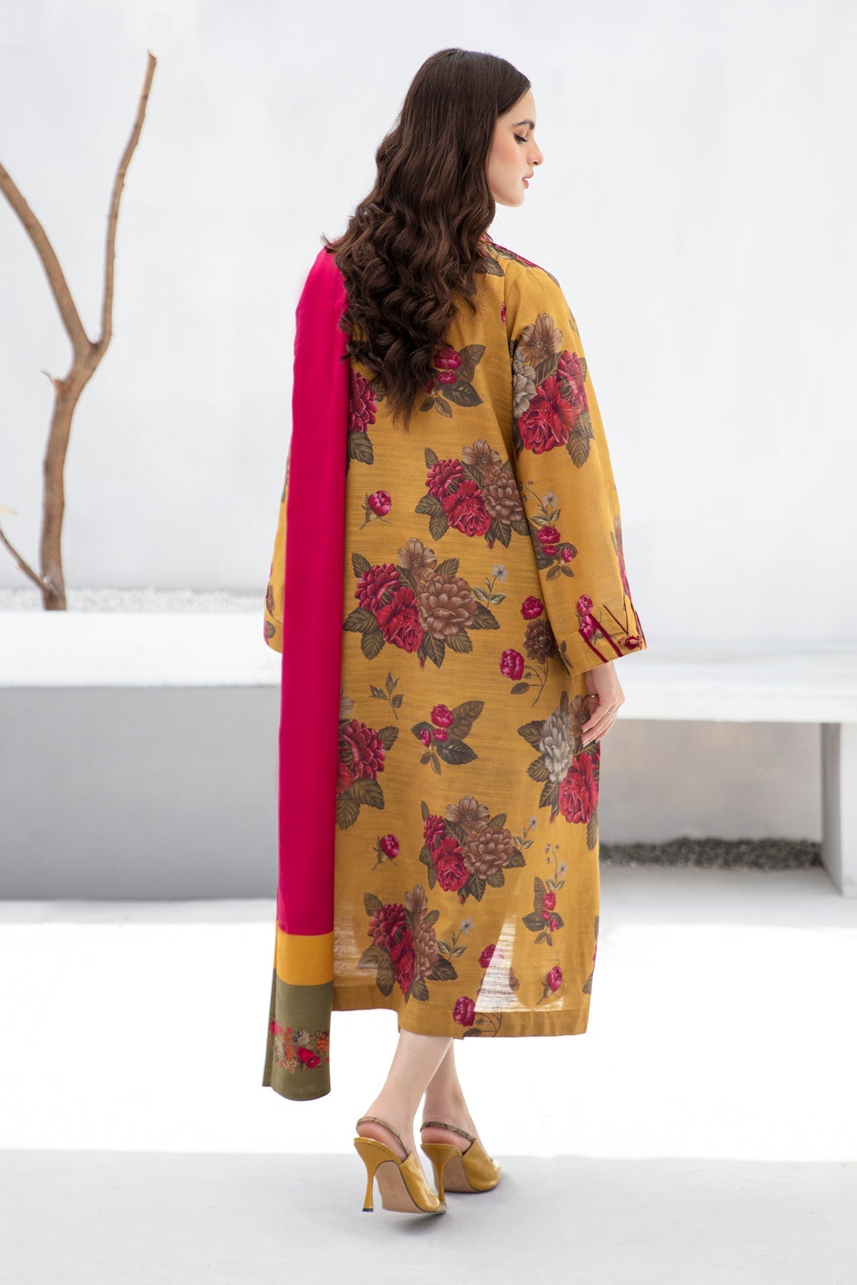 Grace-Digital Printed Karandi 3Pc UNSTICH