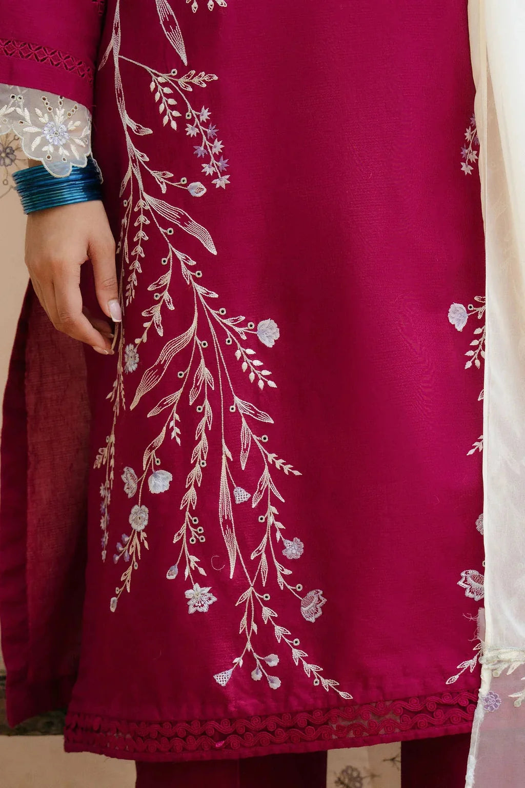 GRACE _ EMBROIDERY DHANAK 3PC UNSTICH