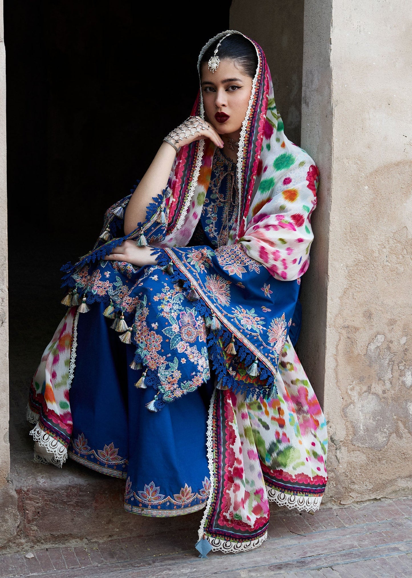 GRACE _ EMBROIDERY DHANAK 3PC UNSTICH