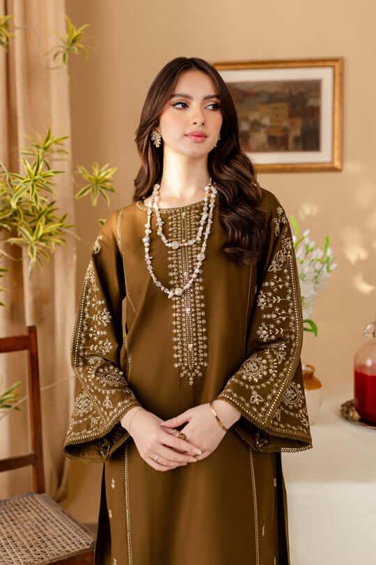 GRACE EMBROIDERY DHANAK 2PC UNSTICH