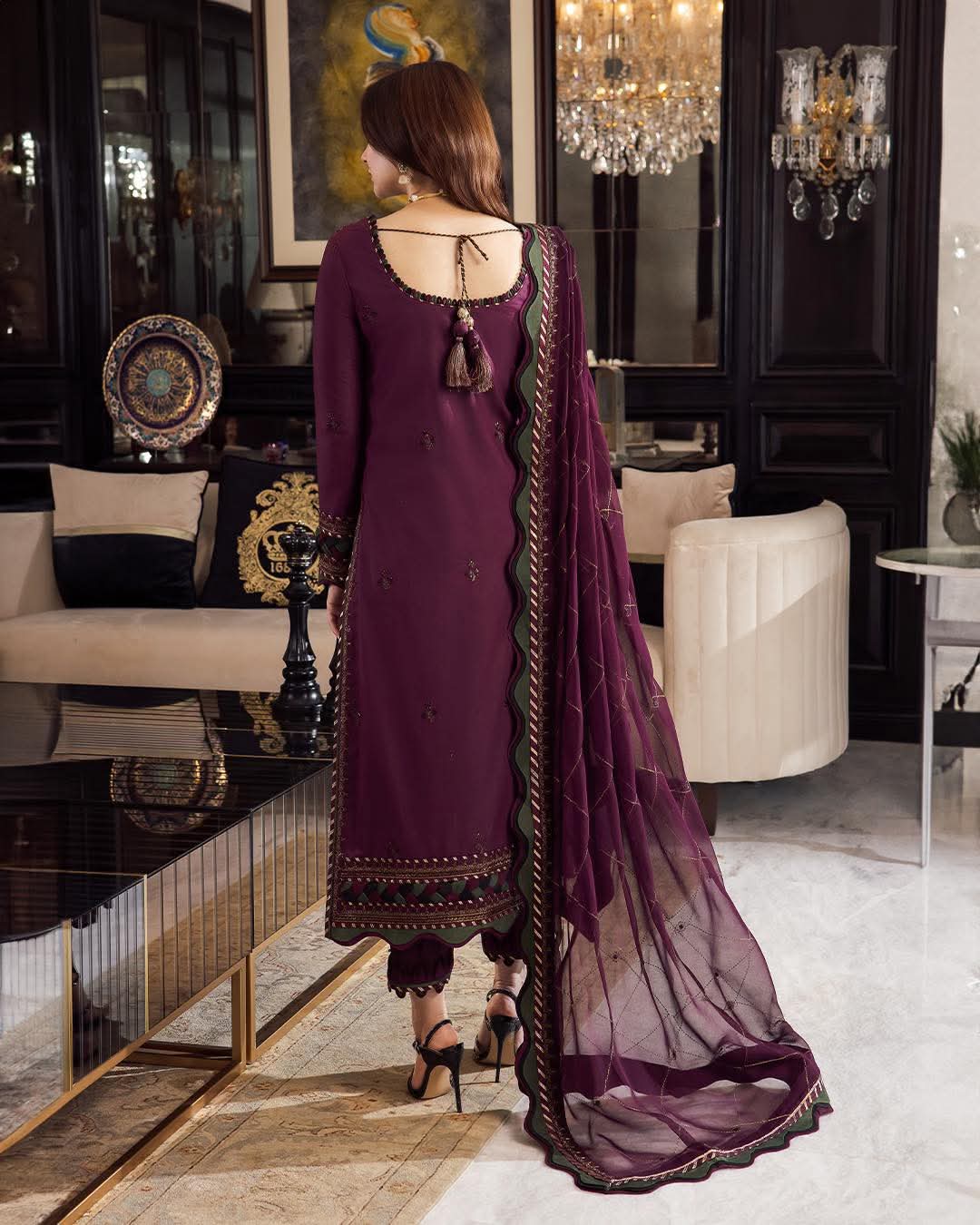 GRACE _ EMBROIDERY DHANAK 3PC UNSTICH