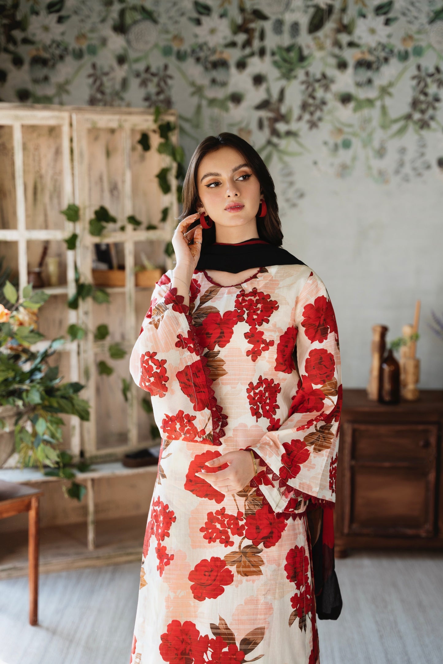 Grace-Digital Printed Karandi 3Pc UNSTICH