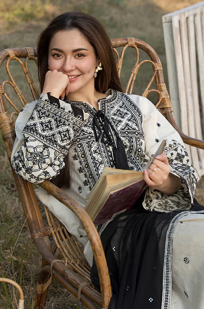 GRACE EMBROIDERY DHANAK 3PC UNSTICH