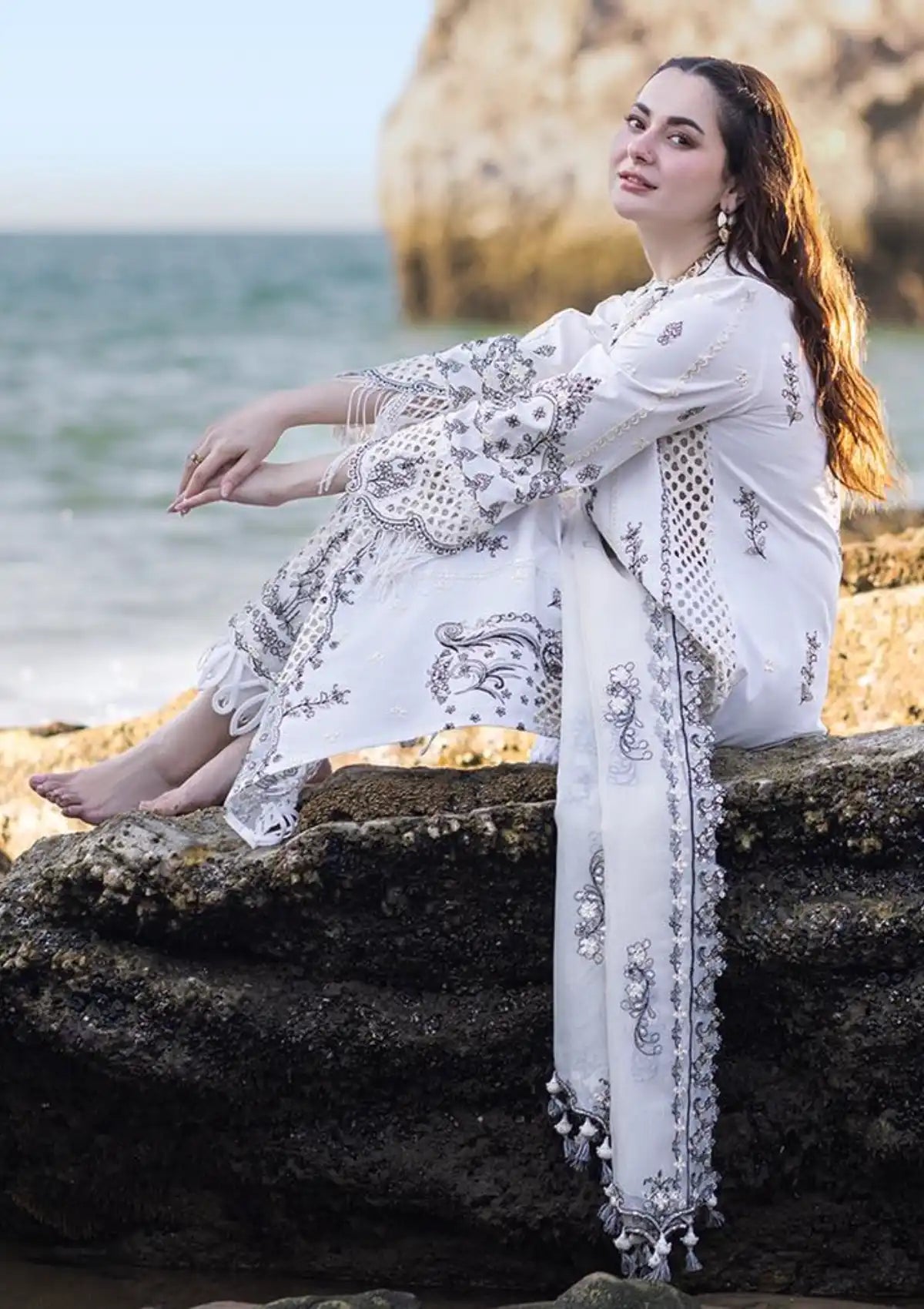 GRACE EMBROIDERY DHANAK 3PC UNSTICH