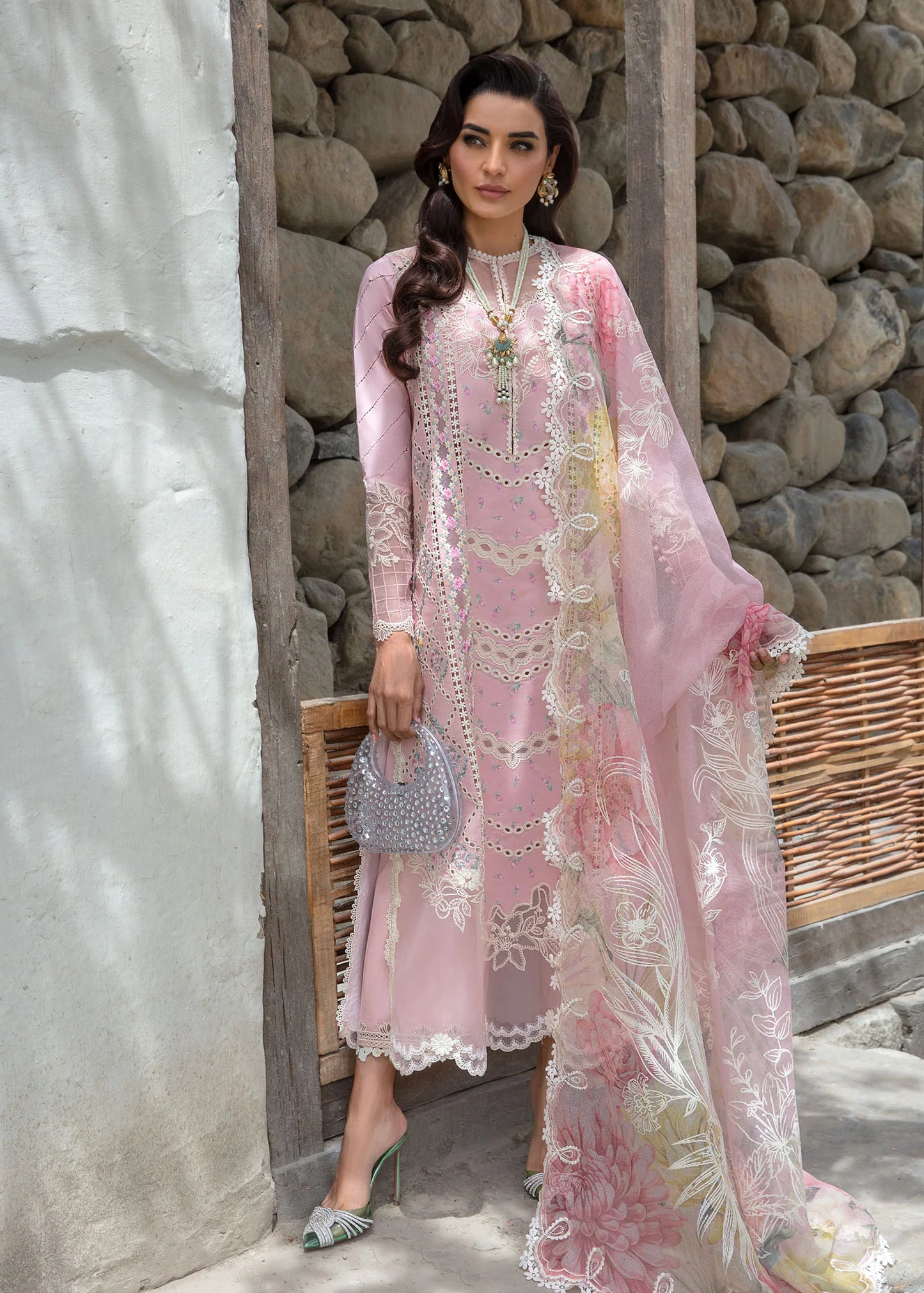 Grace-Luxury Full Embroidered Lawn Unstiched 3PC Suit