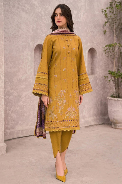 Grace-Luxury Full Embroidered Chikenkari Lawn Unstiched 3PC Suit