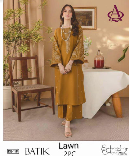 GRACE EMBROIDERY LAWN 2PC
