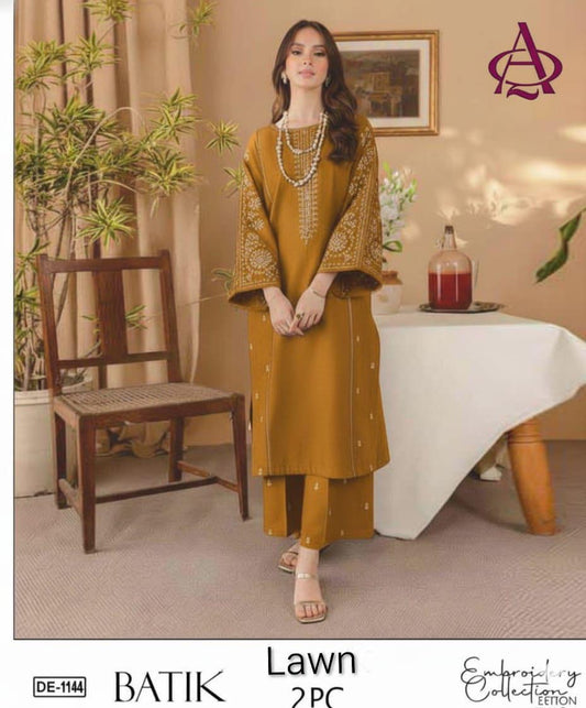 GRACE EMBROIDERY LAWN 2PC