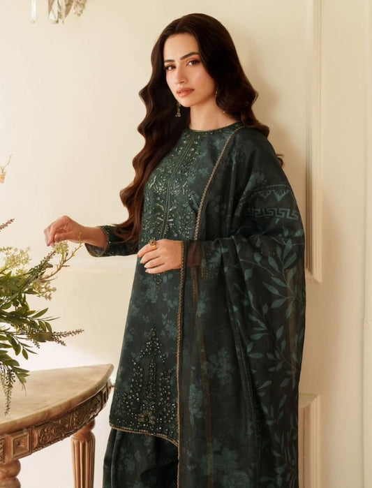 MOHAGHNI EMB/PRINT LAWN 3PC