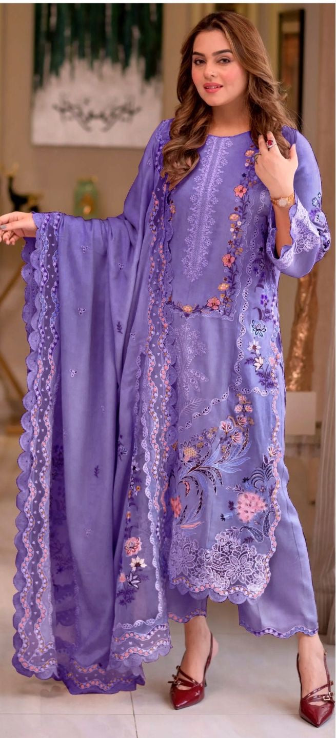 ANEELA’s EMBROIDERY LAWN 3PC