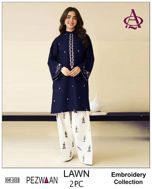 GRACE EMBROIDERY LAWN 2PC