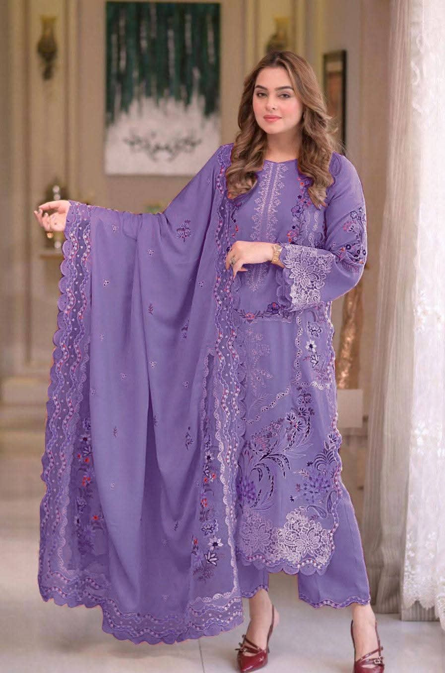 ANEELA’s EMBROIDERY LAWN 3PC