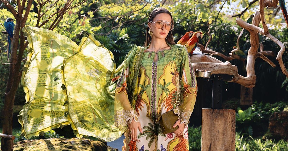 MARIA.B EMB/PRINT LAWN 3PC
