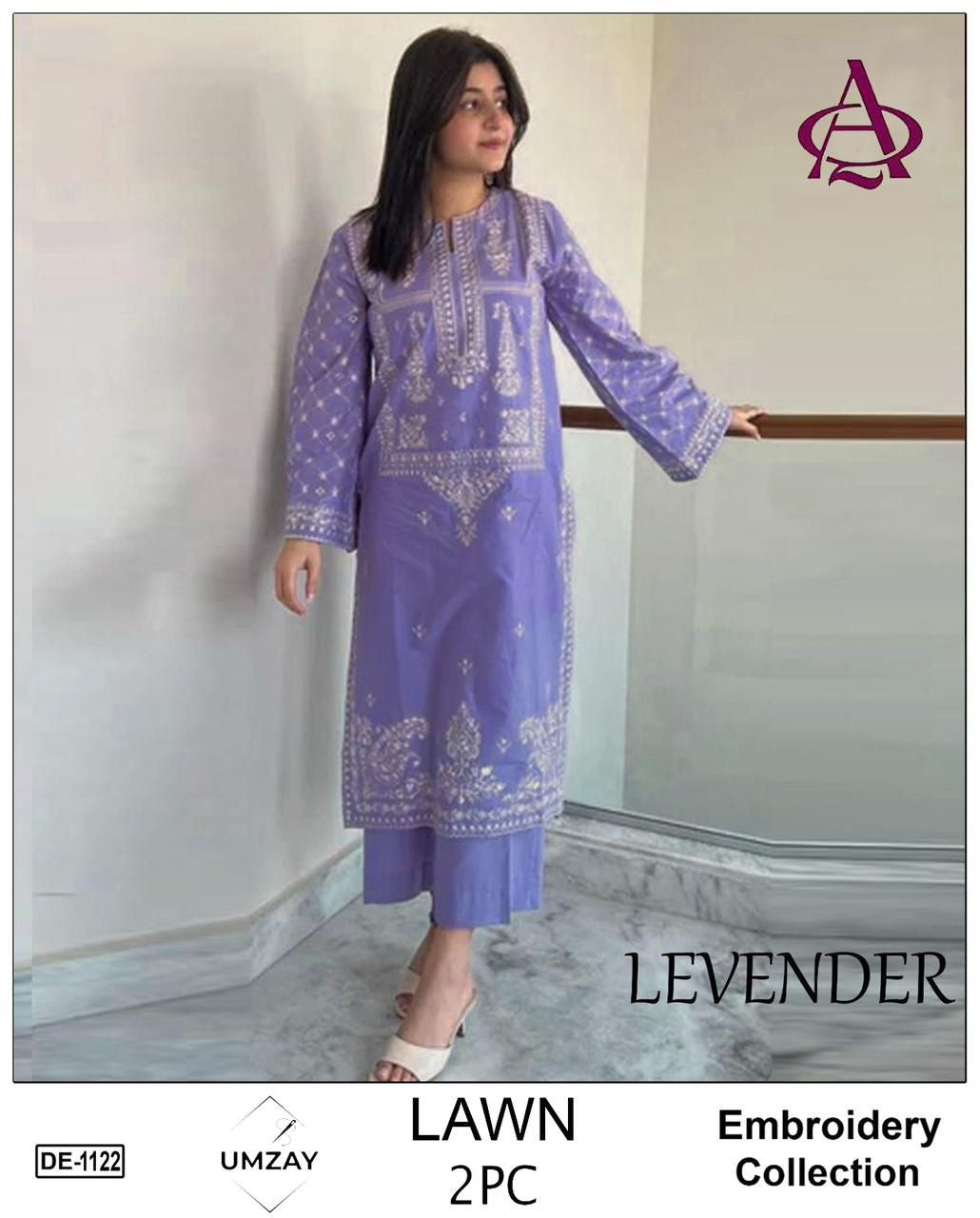 GRACE EMBROIDERY LAWN 2PC