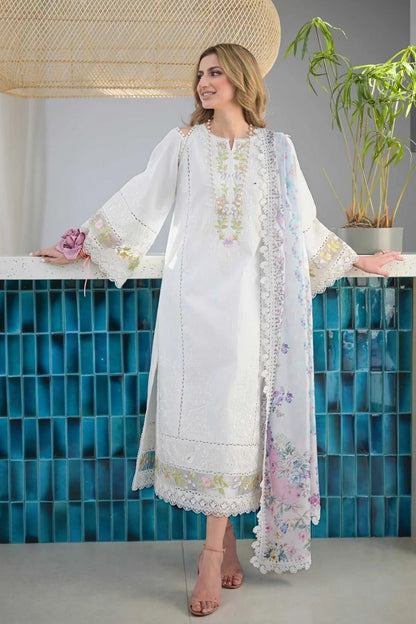 Grace-Full Embroidered Lawn Unstiched 3PC Suit