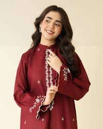 GRACE EMBROIDERY DHANAK 2PC UNSTICH