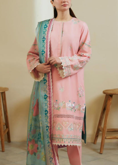 Grace-Luxury Full Embroidered Chikenkari Lawn Unstiched 3PC Suit