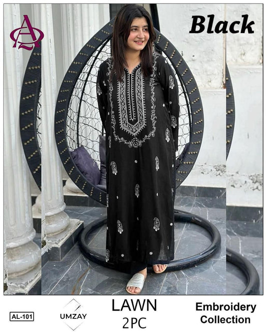 GRACE EMBROIDERY LAWN 2PC