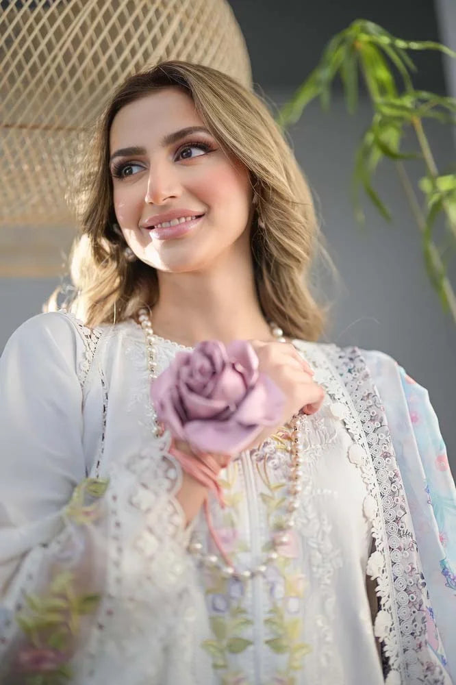 Grace-Full Embroidered Lawn Unstiched 3PC Suit