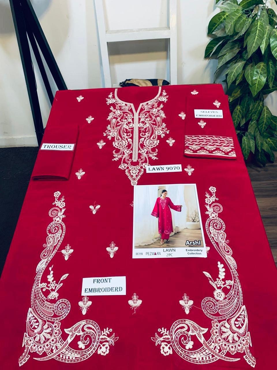 GRACE EMBROIDERY LAWN 2PC