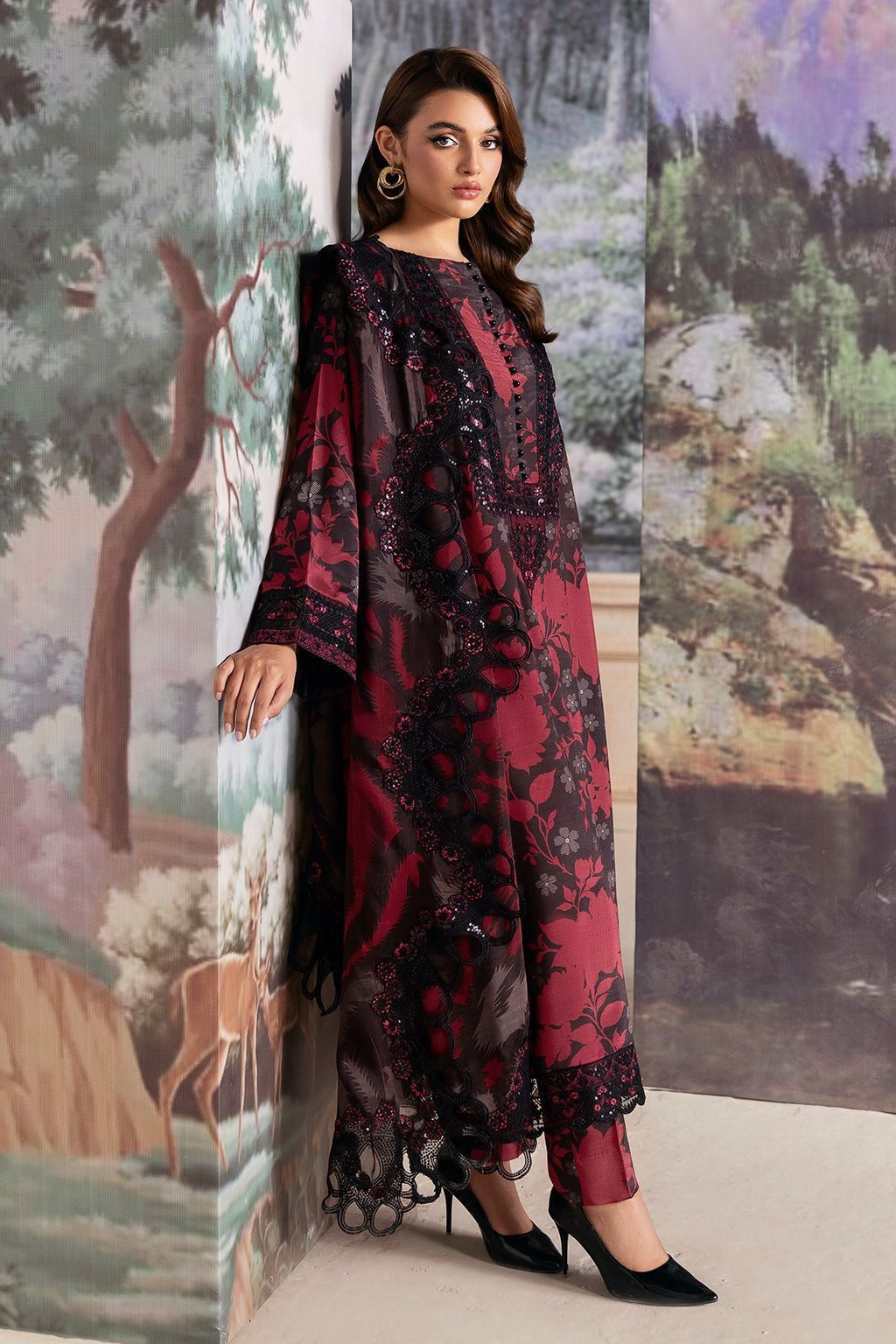 RAMSHA EMB/PRINT LAWN 3PC