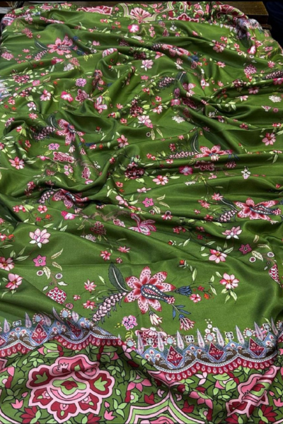 Hussain Rehar – Luxury Heavy Embroidered Lawn 3pc Dress