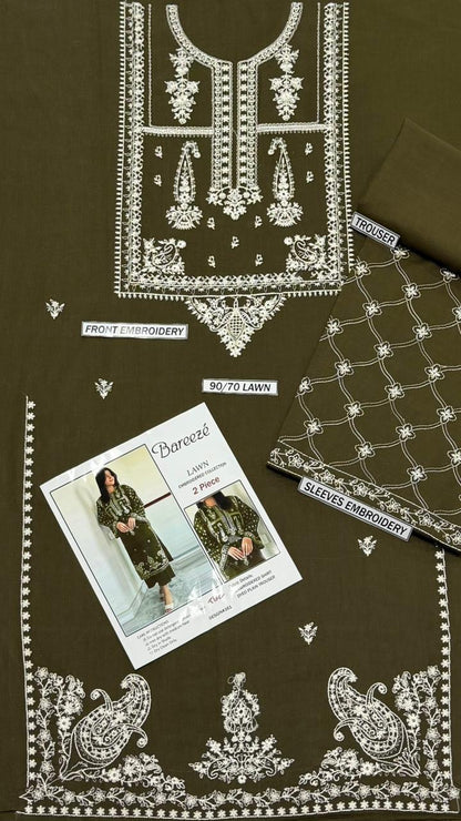 GRACE EMBROIDERY LAWN 2PC