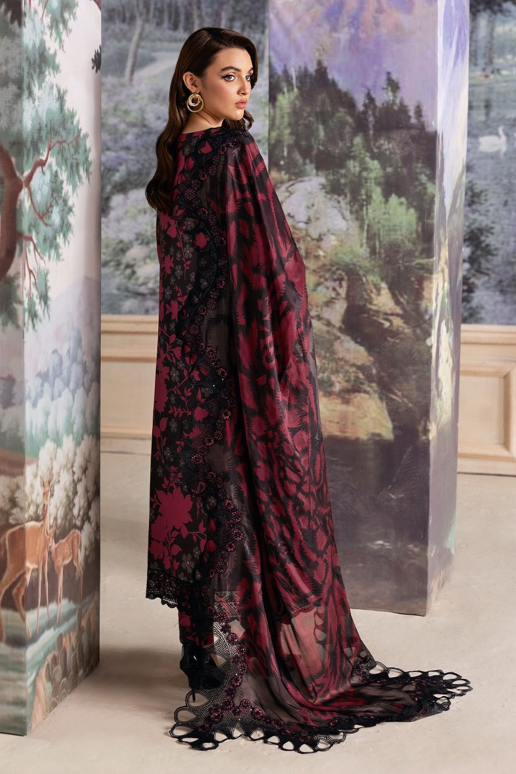 RAMSHA EMB/PRINT LAWN 3PC