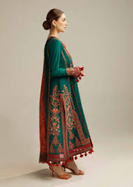 GRACE EMBROIDERY DHANAK 3PC UNSTICH
