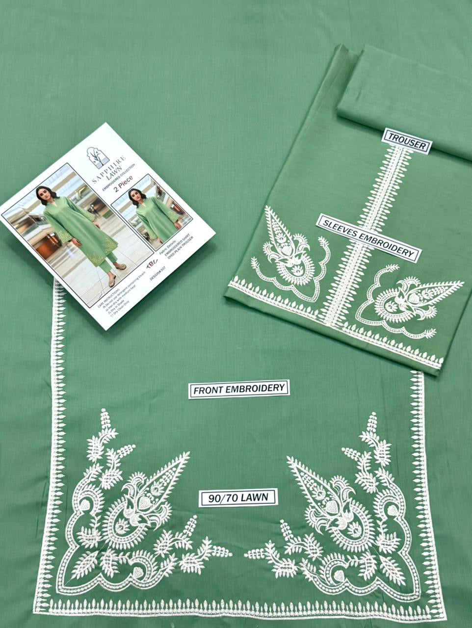 GRACE EMBROIDERY LAWN 2PC