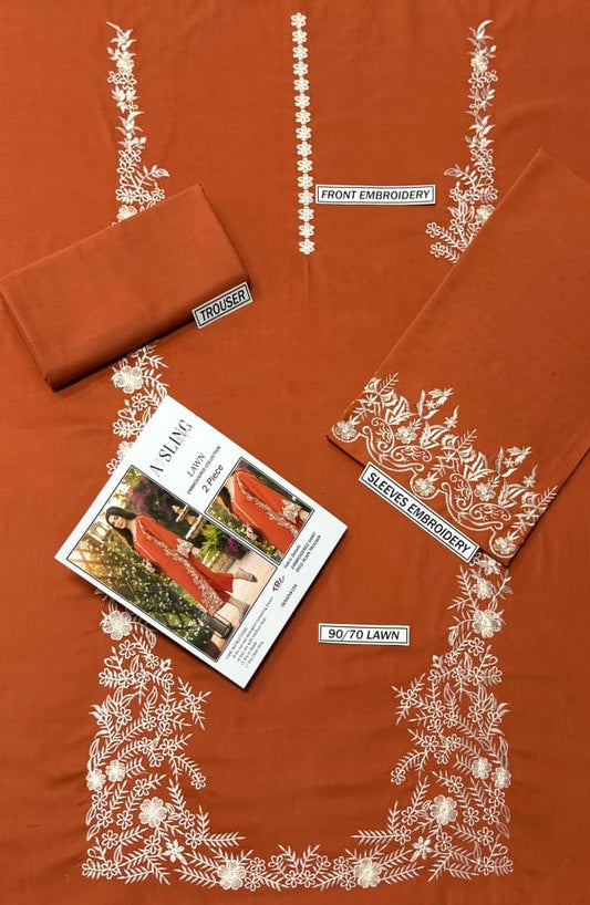 GRACE EMBROIDERY LAWN 2PC