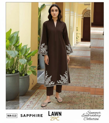 GRACE EMBROIDERY LAWN 2PC