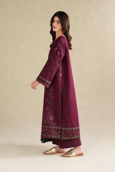 Grace-Luxury Full Embroidered Chikenkari Lawn Unstiched 3PC Suit