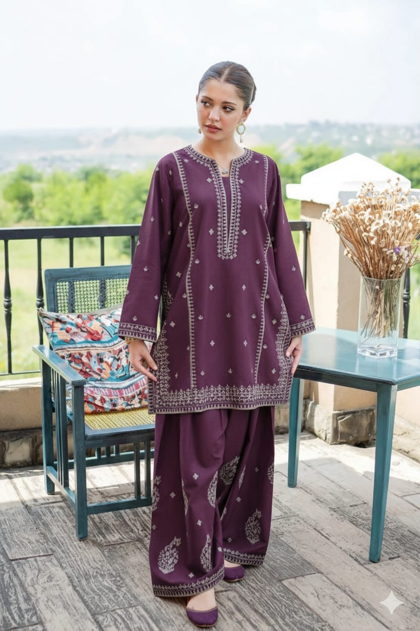 GEACE EMBROIDERY LAWN 2PC