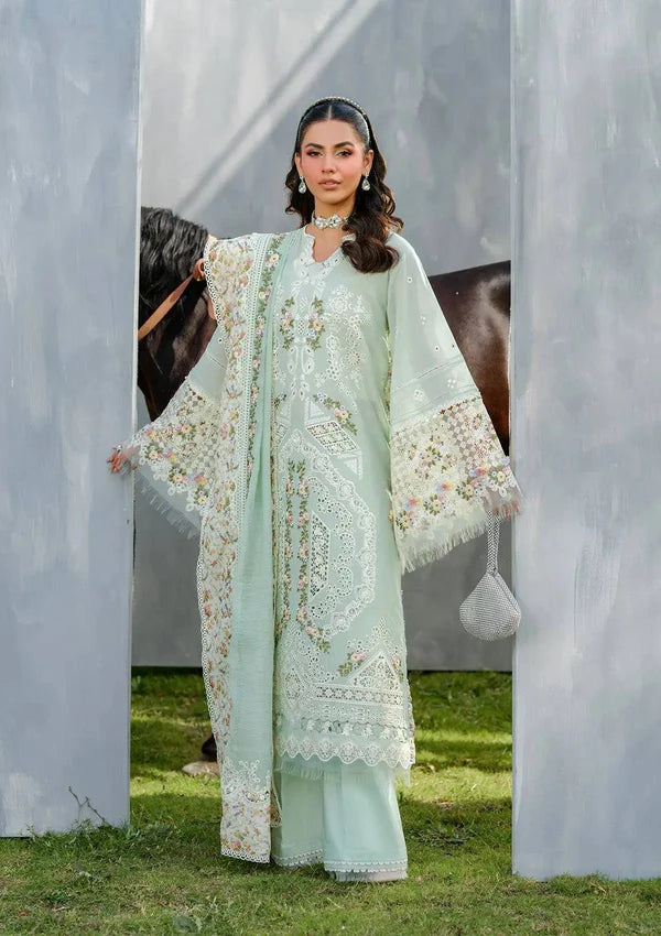 Grace-Luxury Full Embroidered Chikenkari Lawn Unstiched 3PC Suit