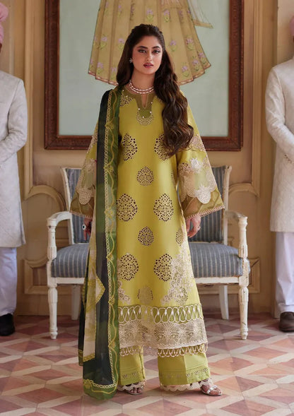 Grace-Luxury Full Embroidered Chikenkari Lawn Unstiched 3PC Suit