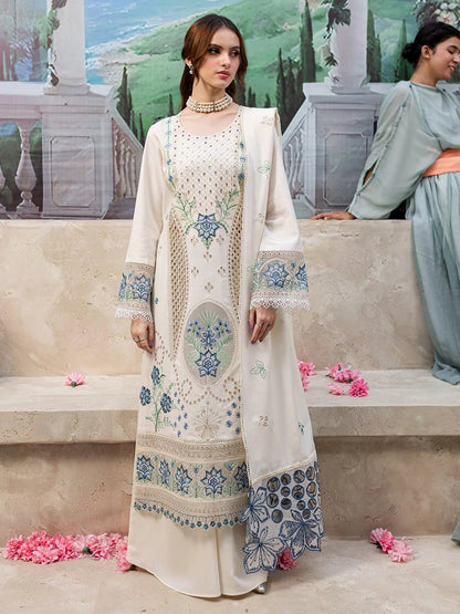 MAHNUR LUXURY EMBROIDERY LAWN 3PC